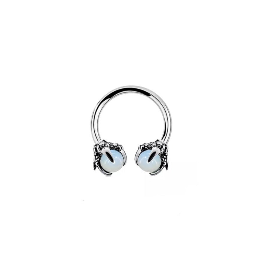 Dragon Claw Horseshoe Septum Ring - Pretty Savage Jewellery