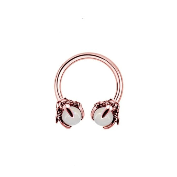 Dragon Claw Horseshoe Septum Ring - Pretty Savage Jewellery