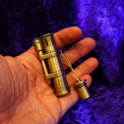Tanker Bronze & Copper Trench Petrol Lighter - Pretty Savage Jewellery