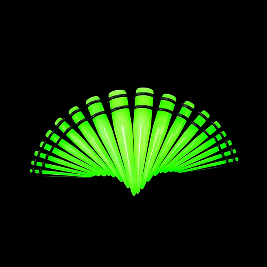 Glow In The Dark Acrylic Ear Taper