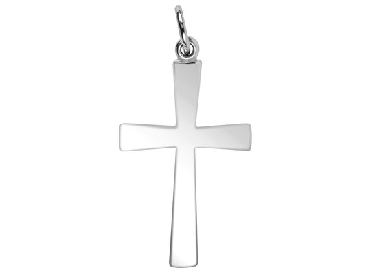 Sterling Silver Cross, Plain