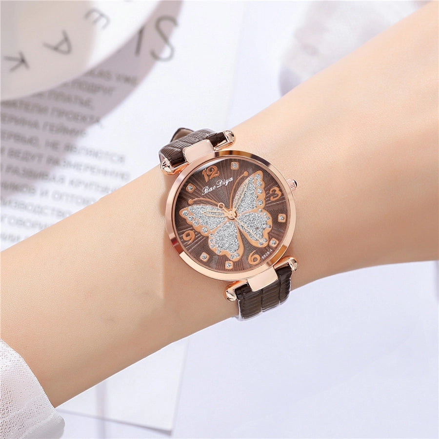 Sweet Butterfly Buckle Quartz Women's Watch