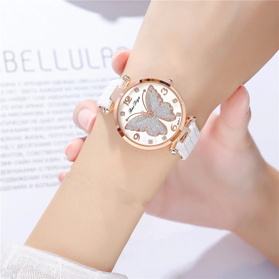 Sweet Butterfly Buckle Quartz Women's Watch