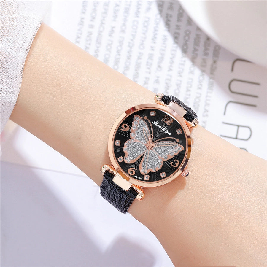 Sweet Butterfly Buckle Quartz Women's Watch