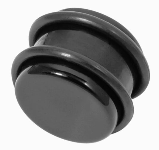 Acrylic Ear Plug Black