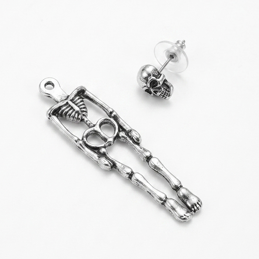 Skeleton Ear Earring Studs