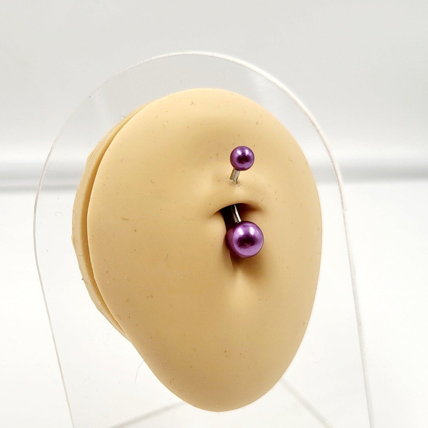 Purple Belly Bar Body Jewellery Purple Ball Navel Bar - Pretty Savage Jewellery