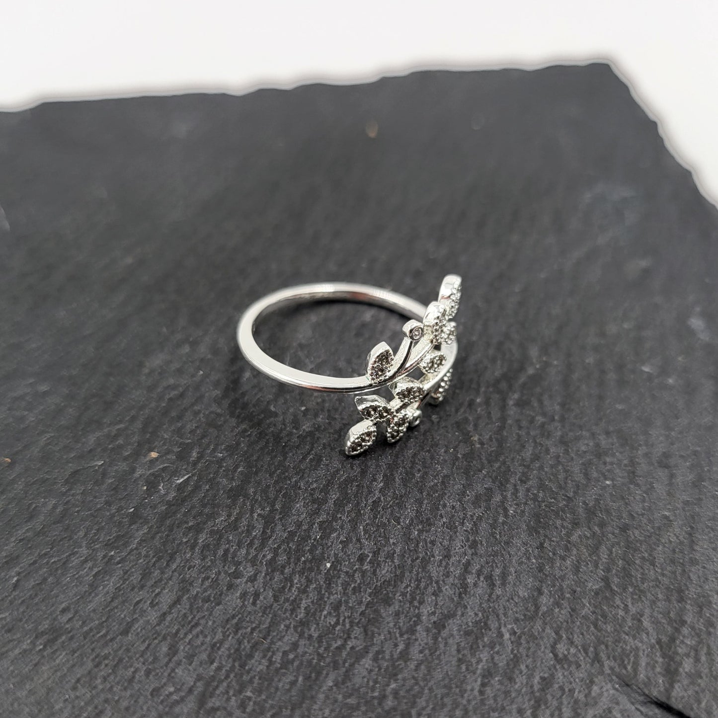 Silver Branch Light Weight Adjustable Ring - Pretty Savage Jewellery