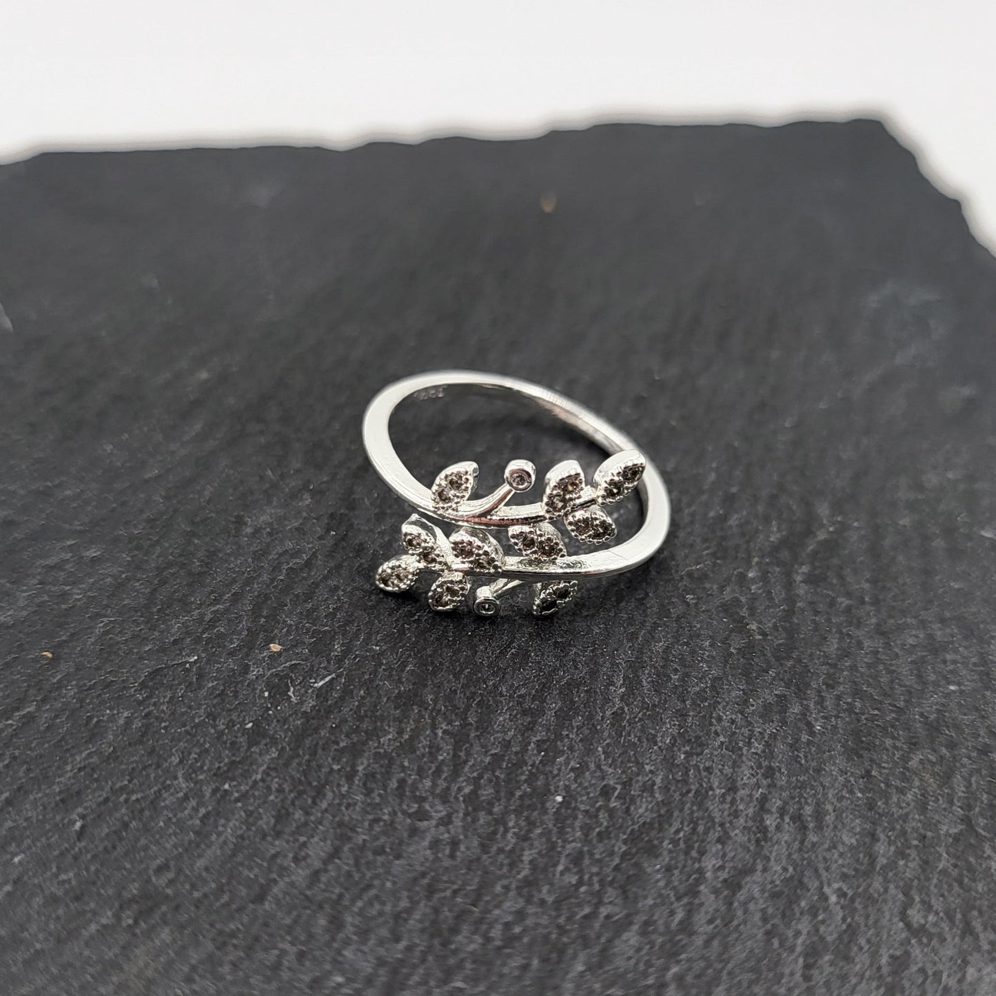 Silver Branch Light Weight Adjustable Ring - Pretty Savage Jewellery