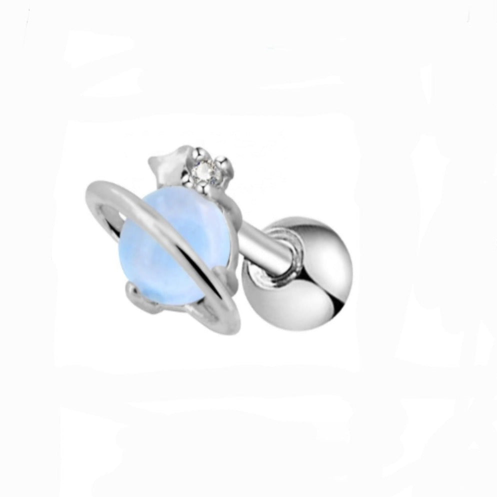 Galaxy Ear Stud Cartilage Helix Conch Rook Lobe - Pretty Savage Jewellery