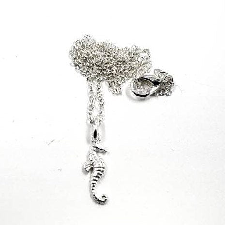 Seahorse Necklace 925 Sterling Silver Minimal Seahorse Necklace - Pretty Savage Jewellery