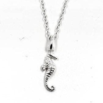 Seahorse Necklace 925 Sterling Silver Minimal Seahorse Necklace - Pretty Savage Jewellery